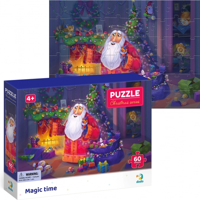 Puzzle DODO Crăciun Magic 60 de piese