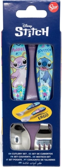 Tacâmuri pentru copii cu motiv Stitch