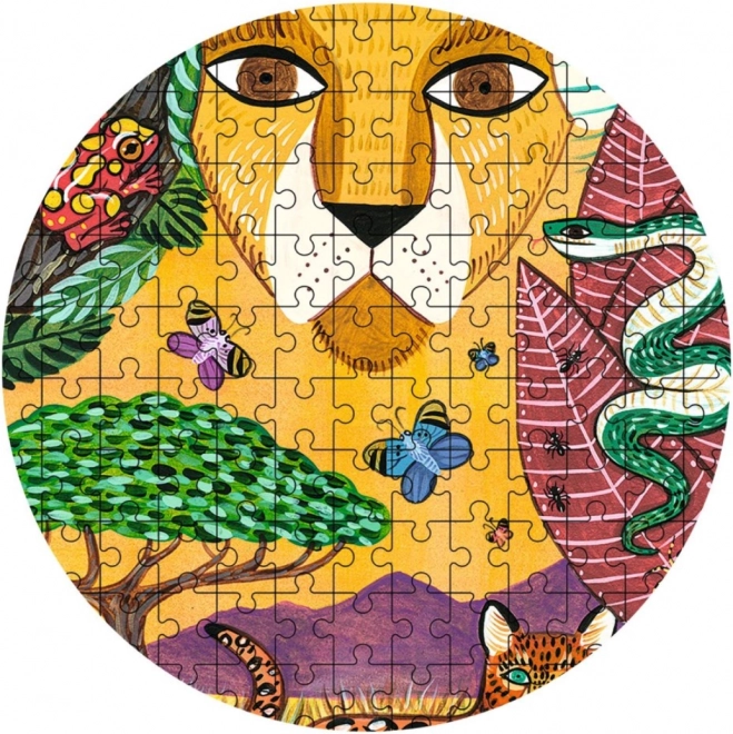 Puzzle contur Djeco Leu 350 de piese