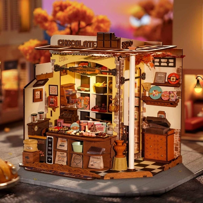 Puzzle Magic din Lemn - Cutie Muzicală Fabrica de Cadouri