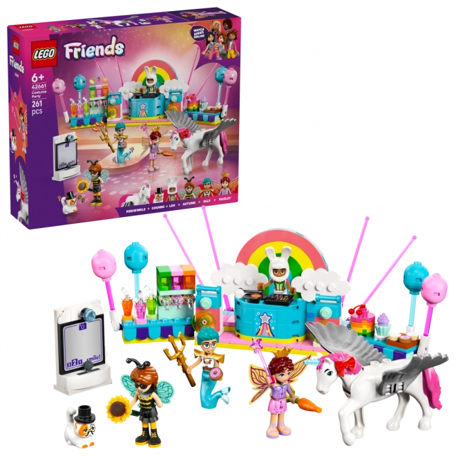 LEGO Friends Petrecerea costumelor cu unicorn și zână