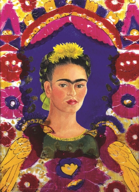 Puzzle autorportrét Frida Kahlo 100 piese