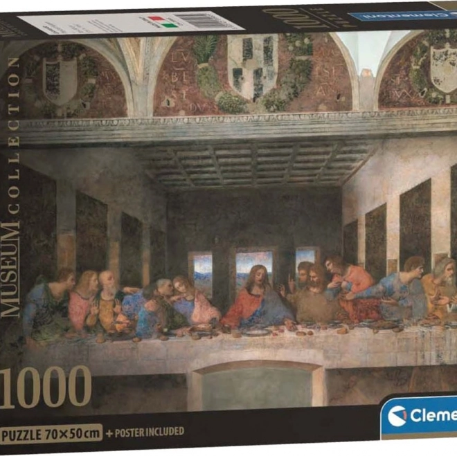 Puzzle CLEMENTONI Colecția Muzeului: Cina cea de Taină 1000 piese