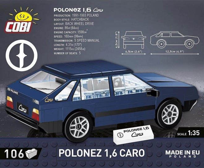 model construibil Polonez Caro