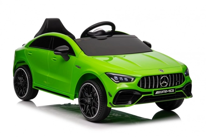 mașină cu acumulator mercedes cla 45 amg verde 4x4