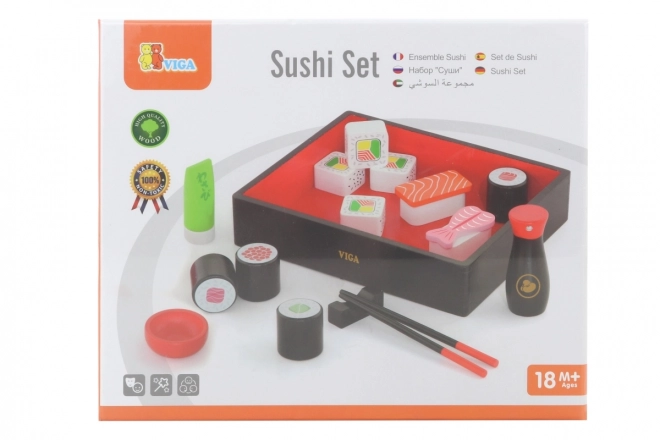 Set lemn Sushi