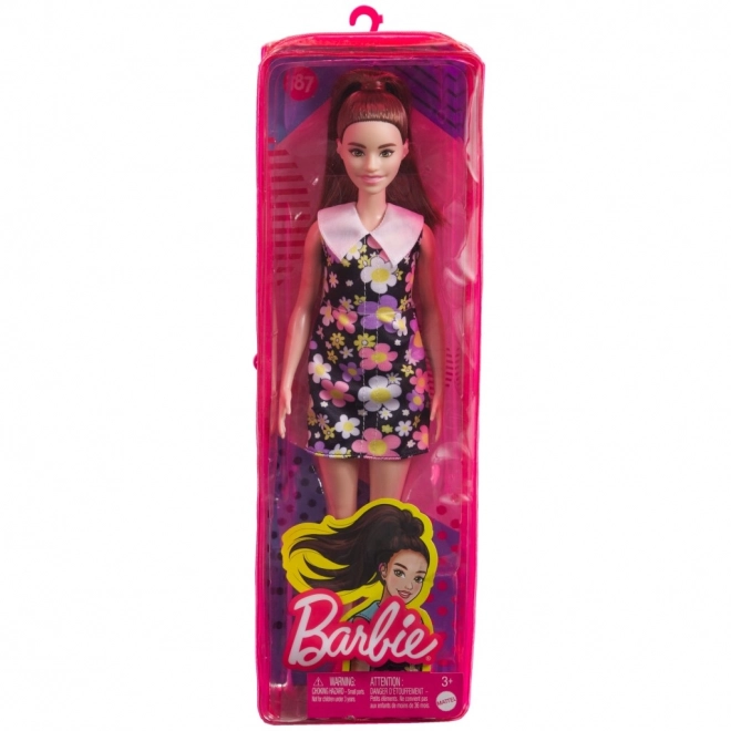 barbie fashionista cu rochie margarete