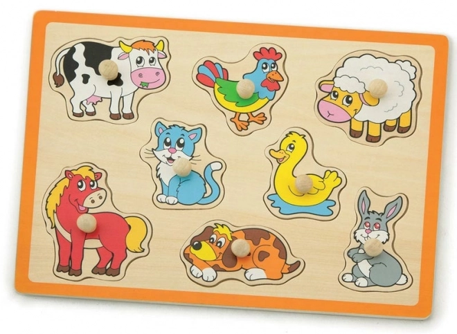 Joc de inserare animale de fermă