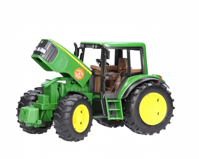 Bruder Traktor John Deere cu remorcă basculantă