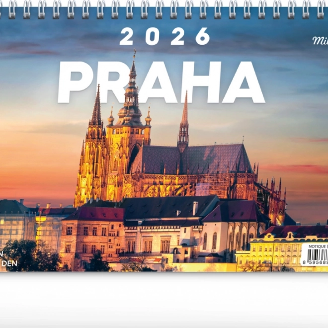 Calendar de birou Praga 2026