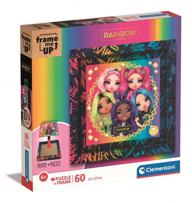 Puzzle Frame Me Up: Rainbow High 60 piese