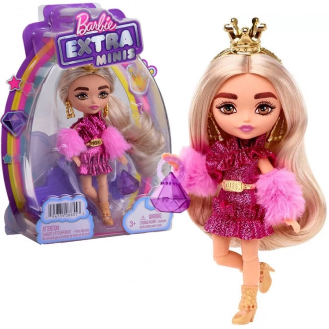 păpușă Barbie Extra Minis în ținută de petrecere