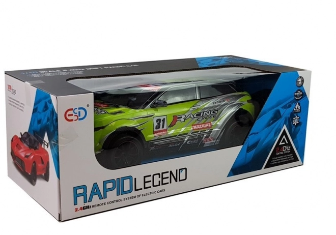 Mașină R/C off-road verde 1:10