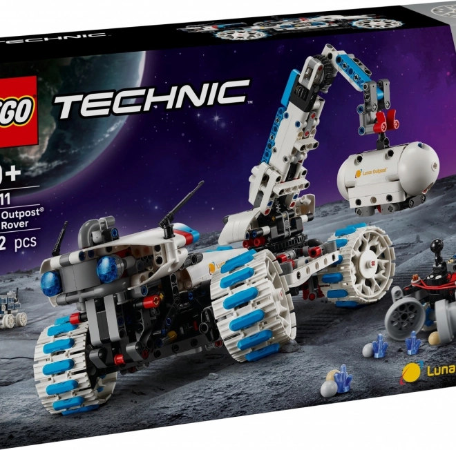 lego technic rover lunar de explorare lunar outpost