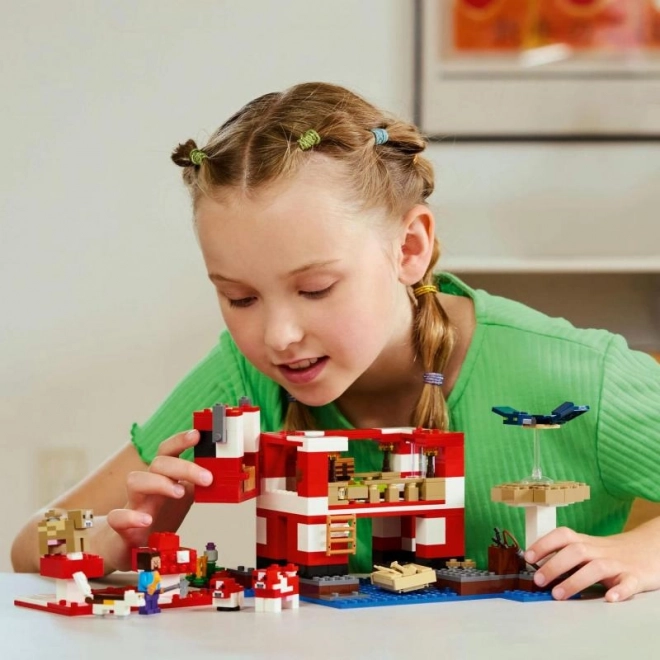 Casa vacii ciupercilor LEGO Minecraft