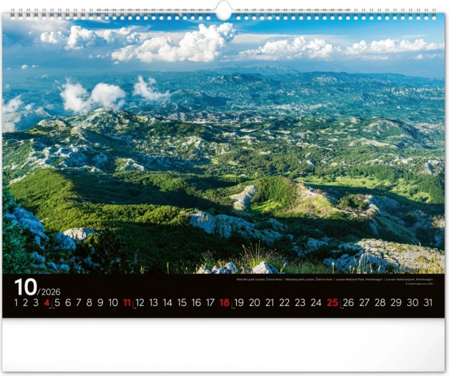 Calendar de perete Peisaje 2026
