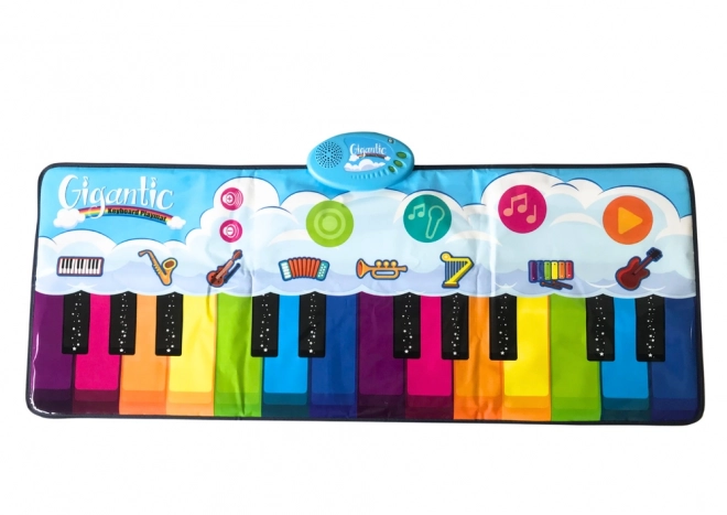 Mata de dans educațională Pian piano curcubeu