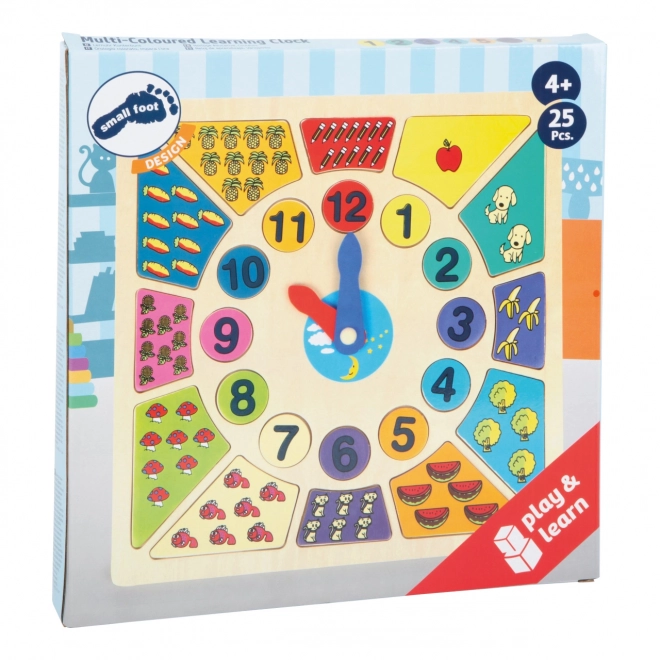 Puzzle educativ cu ceas - small foot