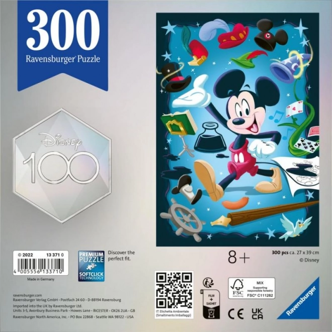 Puzzle Disney Mickey 100 de ani, 300 piese