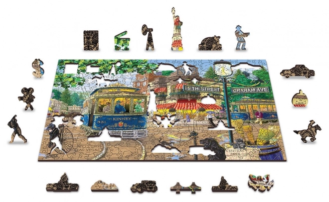 Puzzle din lemn victorian WOODEN CITY