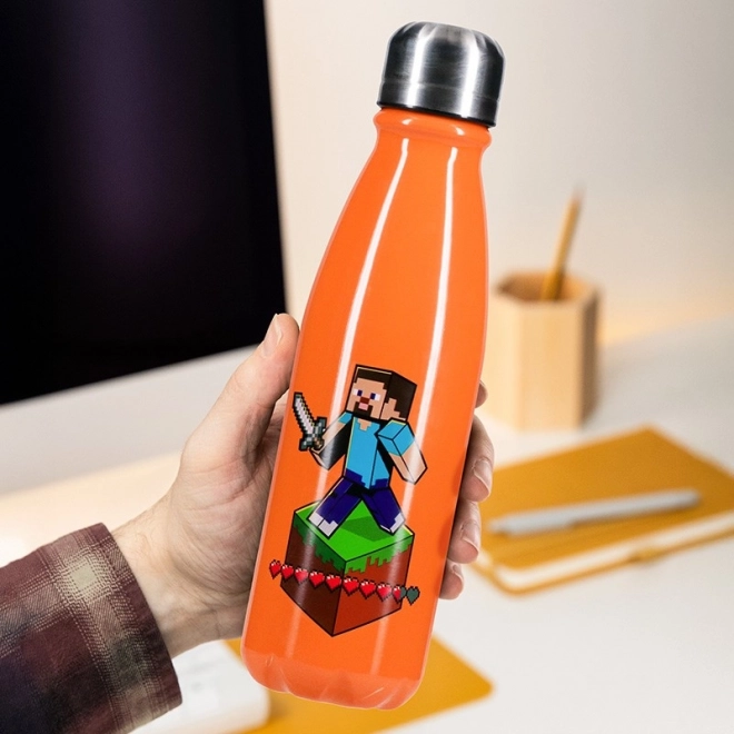 Sticlă din oțel inoxidabil Minecraft 600 ml