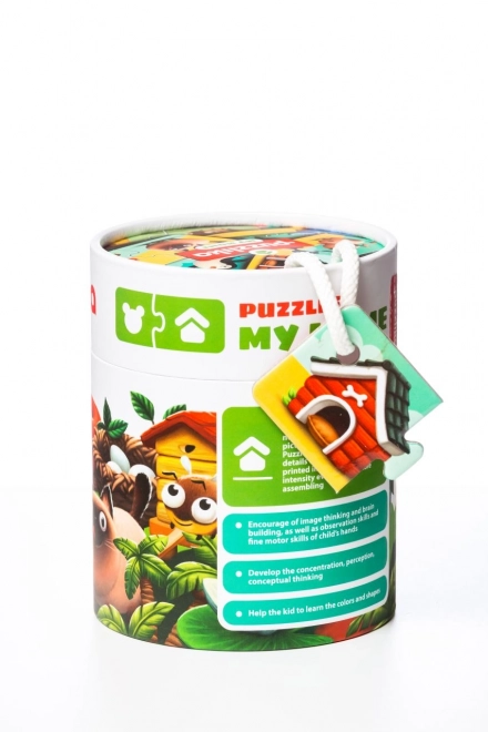 Puzzle educativ Puzzlika Micul meu cămin 20 de piese