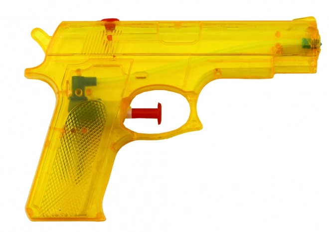 Pistol mic de apă din plastic - galben