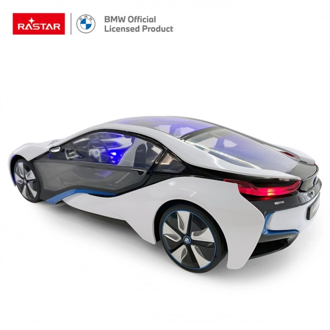 Mașinuță electrică BMW i8 cu telecomandă Rastar 1:14