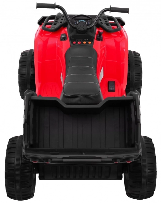 ATV Quad XL la baterie pentru copii Roșu + tracțiune 4x4 + suport bagaje + start lent + EVA + LED audio