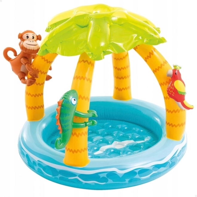 Piscină gonflabilă pentru copii cu acoperiș insular Intex