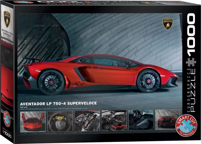 puzzle Lamborghini Aventador LP 750-4, 1000 piese