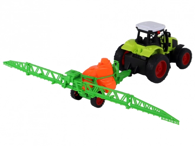 Tractor cu pulverizator RC telecomandat la scară 1:16