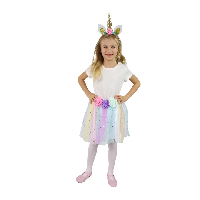 Costum fustă tutu Unicorn