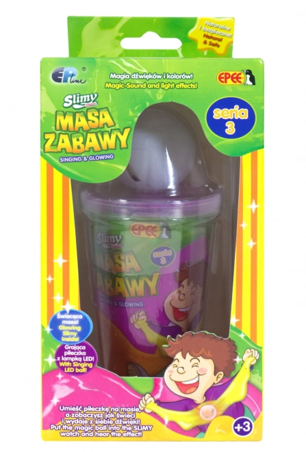 Slime cu bilă luminoasă