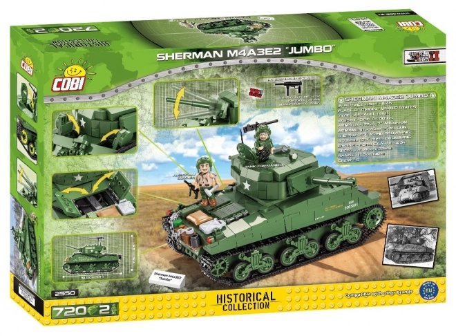 Set de construcție Sherman Jumbo Cobra King