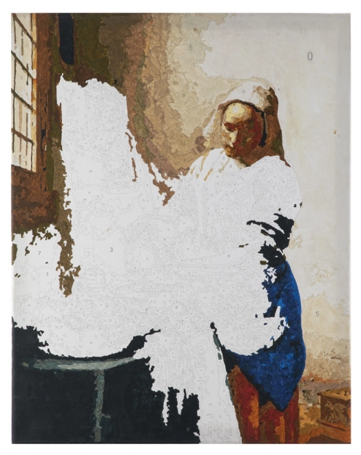 Pictură după numere Milk Made 40x50 cm