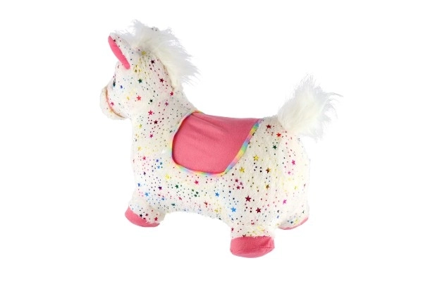Hopa Hopa Unicorn Pluș Alb cu Steluțe