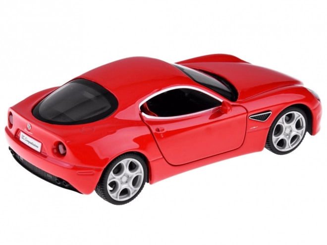 Mașinuță metalică Alfa Romeo 8C Competizione 1:32 cu lumini