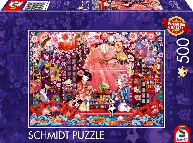 Puzzle Ritualul Japonez al Ceaiului 500 piese