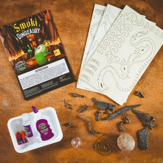 Set științific Crazy Science Dragoni și Dinozauri