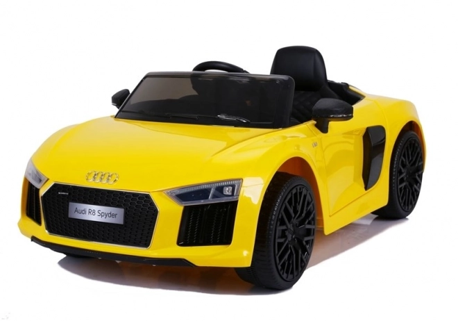 Mașinuță electrică Audi r8 pentru copii - galben