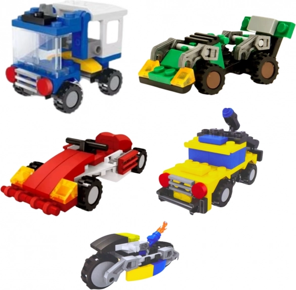 Set de construcție creativă City vehicule 2în1