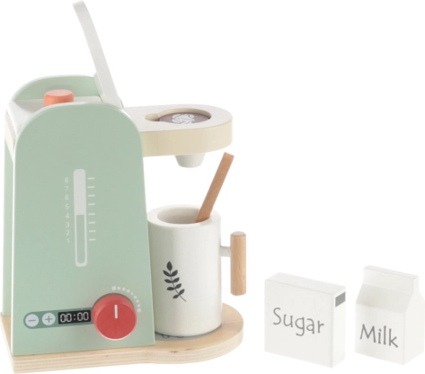 Set aparat de cafea din lemn, Wood