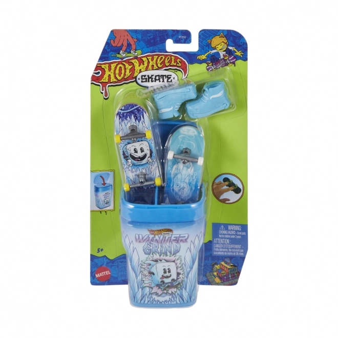 Hot Wheels set fingerboard și botine în cutie