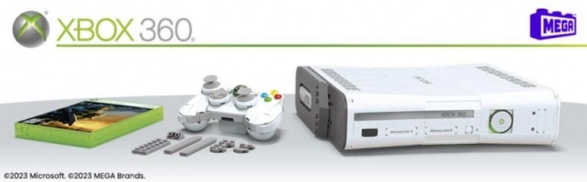 Mega Set de Construcție Consola de Jocuri Xbox 360