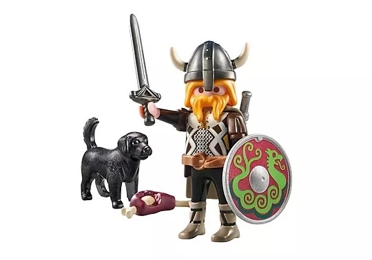 Set de joacă Special Plus Viking cu câine de pază