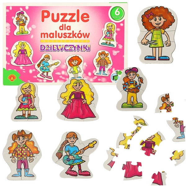 Puzzle cu imagini pentru fetițe