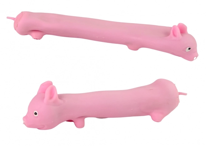 Jucărie elastică squishy porcușor roz