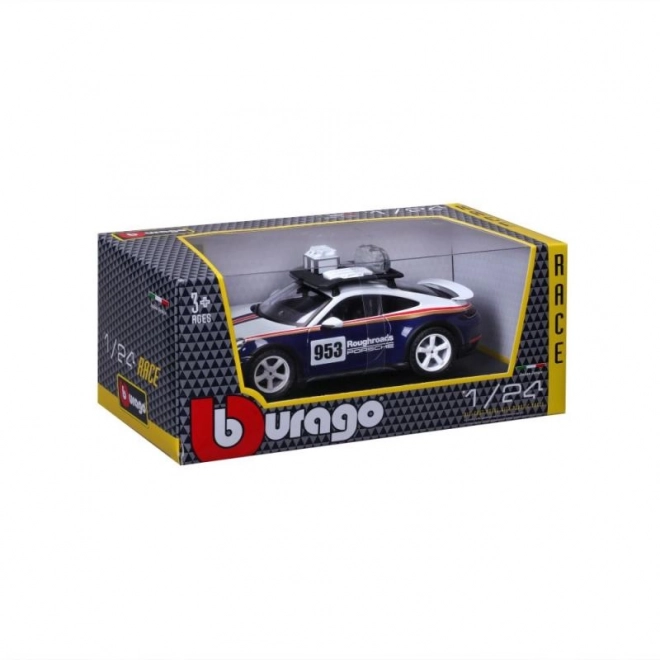 Model mașină Bburago Porsche 911 Dakar Blue