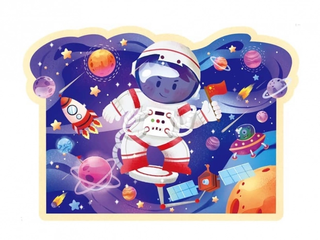 Puzzle în Tub Cosmos 28 piese